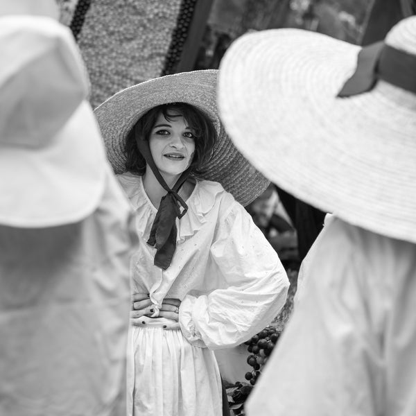 Young beautiful girl at Tuscan Wine Festival | Photo Art Print fine art photographic print