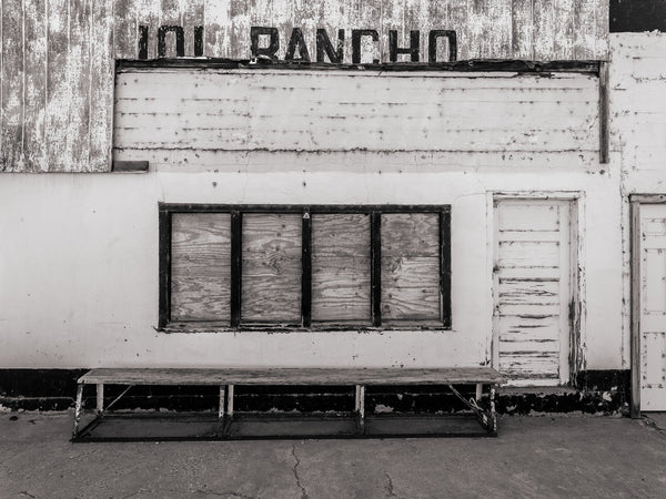 Boarded-Up Restaurant in Zion | Photo Art Print fine art photographic print
