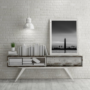 Moon over Dry Tortugas Lighthouse | Photo Art Print fine art photographic print