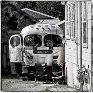 Abandoned Yet Unforgettable Bus Amidst Natures Serenity | Photo Art Print fine art photographic print
