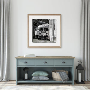 Abandoned Yet Unforgettable Bus Amidst Natures Serenity | Photo Art Print fine art photographic print