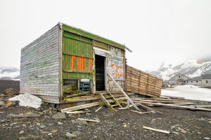 Abandoned Cabin at Whalers Bay Antarctica fine art photographic print