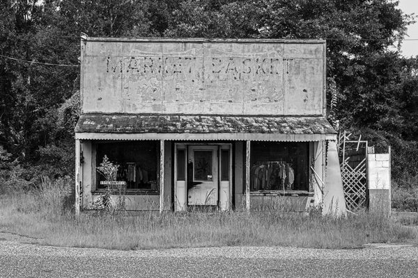 Abandoned Rural Clothing Store Captured in Time | Photo Art Print fine art photographic print