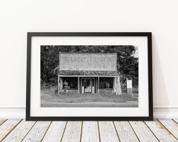 Abandoned Rural Clothing Store Captured in Time | Photo Art Print fine art photographic print