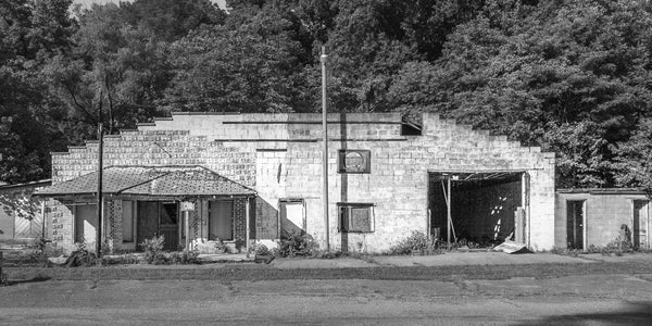 Indianas Abandoned Gas Station and Garage Time Capsule | Photo Art Print fine art photographic print