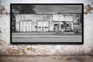 South Whitley Indiana Abandoned Gas Station Reverie | Photo Art Print fine art photographic print