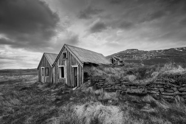 Icelands Abandoned House Remnant of the Past | Photo Art Print fine art photographic print