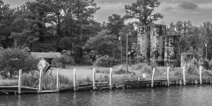 Abandoned Marine Fuel Dock Weathered Relic | Photo Art Print fine art photographic print