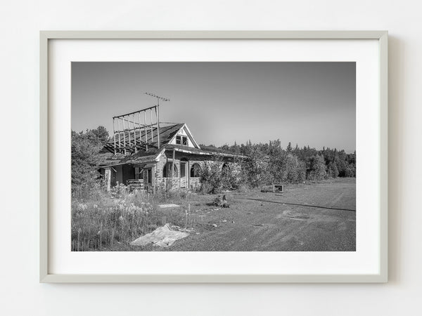 Abandoned Motel Restaurant in Rural Ontario Timeless Remnant | Photo Art Print fine art photographic print