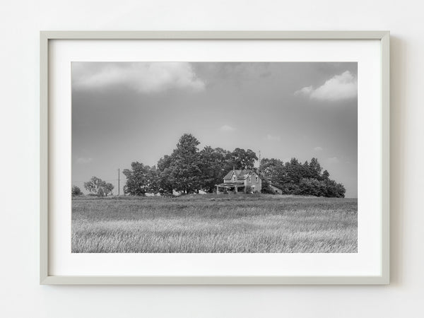 Abandoned Old Brick House Rural Ontario Forgotten Charm | Photo Art Print fine art photographic print