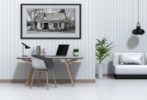 Abandoned Old Home in Rural New York State Black and White | Photo Art Print fine art photographic print