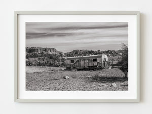 Abandoned Old Trailer in Ruin Weathered Charm | Photo Art Print fine art photographic print