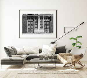 Ornate Boarded-Up Doors and Windows Abandoned and Beautiful | Photo Art Print fine art photographic print