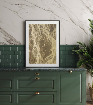 Enchanting Alaskan Coastal Landscape Unveils Abstract Charm | Photo Art Print fine art photographic print