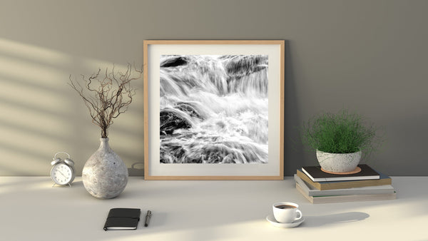 Haliburton Waterfall Detail Unveils Enigmatic Abstract Beauty | Photo Art Print fine art photographic print