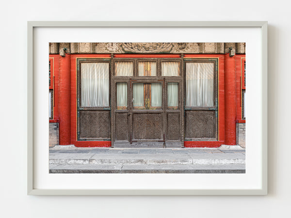Ancient Doors to a Forbidden World in Beijing's Temple | Photo Art Print fine art photographic print