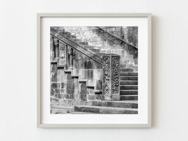 Ancient Stairs of Barcelona Spain Architectural | Photo Art Print fine art photographic print