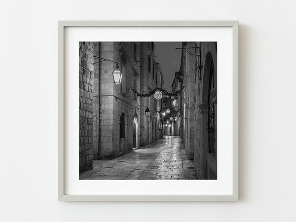 Ancient Streets of Dubrovnik at Dusk | Photo Art Print fine art photographic print