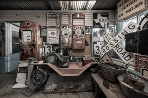 Antique gas pumps Route 66 | Photo Art Print fine art photographic print
