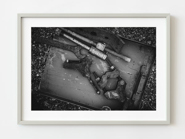 Antique tools used in heavy industry | Photo Art Print fine art photographic print
