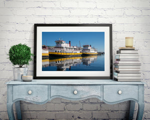 Aucocisco III and Wabanaki ferry boats Maine | Photo Art Print fine art photographic print