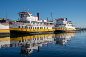 Aucocisco III and Wabanaki ferry boats Maine | Photo Art Print fine art photographic print