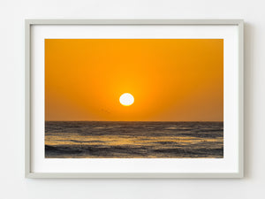 Beautiful California Sunset over the Ocean Seascape  | Photo Art Print fine art photographic print