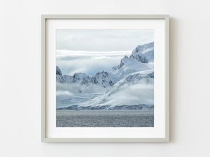 Beautiful snow covered mountains in Antarctica | Photo Art Print fine art photographic print