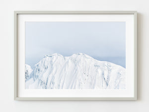 Beautiful snow covered mountains peaks in Antarctica | Photo Art Print fine art photographic print