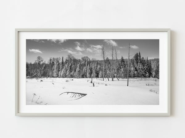 Beautiful winter scene in Haliburton Ontario | Photo Art Print fine art photographic print