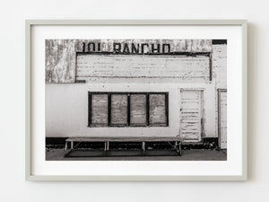 Boarded-Up Restaurant in Zion | Photo Art Print fine art photographic print