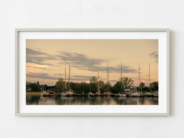 Boats at the Toronto Island marina | Photo Art Print fine art photographic print