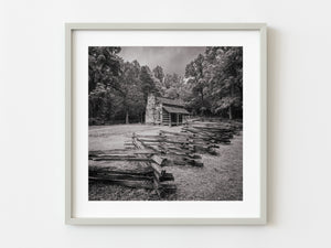 Cabin in hills of Smokey Mountains | Photo Art Print fine art photographic print