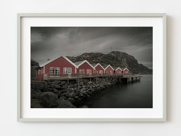 Cabins Mortsund Norway | Photo Art Print fine art photographic print