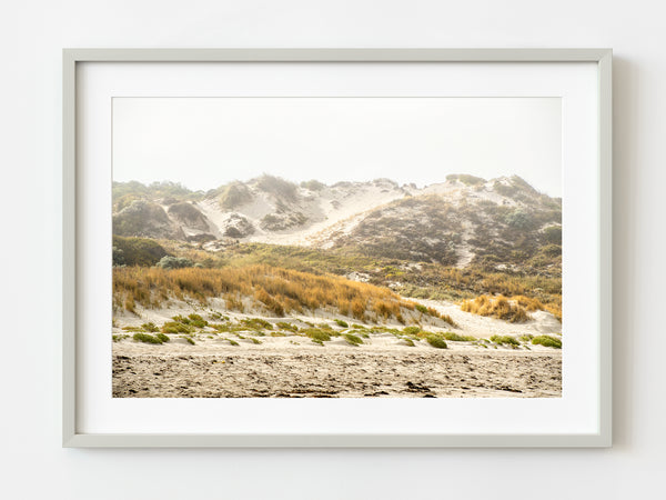 Calm foggy morning sand dunes Western Australia | Photo Art Print fine art photographic print