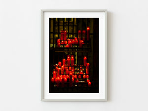 Candles at Basilica de la Sagrada Familia | Photo Art Print fine art photographic print