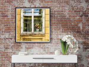 Cat watching people in the Window | Photo Art Print fine art photographic print