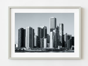 Chicago skyline on sunny day | Photo Art Print fine art photographic print