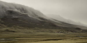 Clouds over Iceland rugged landscape | Photo Art Print fine art photographic print