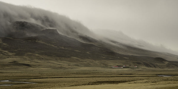 Clouds over Iceland rugged landscape | Photo Art Print fine art photographic print