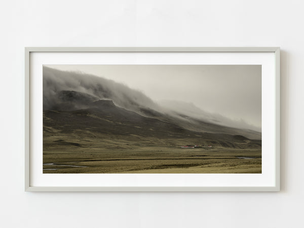 Clouds over Iceland rugged landscape | Photo Art Print fine art photographic print