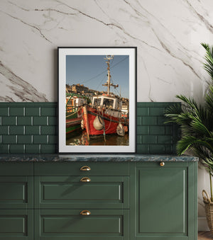 Cobh Ireland old harbor fishing boat | Photo Art Print fine art photographic print