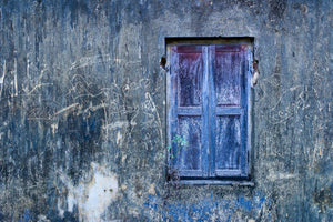 Colourful textured wall in Southern India | Photo Art Print fine art photographic print