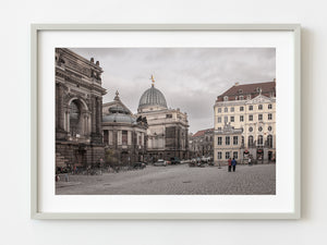 Courtyard with old German buildings | Photo Art Print fine art photographic print