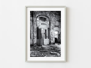 Croatia Hotel's Abandoned Front Entrance | Photo Art Print fine art photographic print