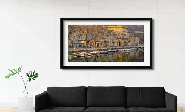 Croatian port city Rijeka | Photo Art Print fine art photographic print