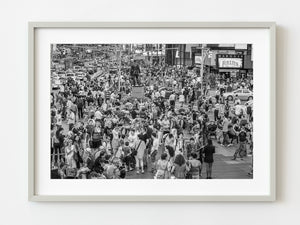 Crowds of people New York Time Square | Photo Art Print fine art photographic print
