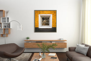 Cute dog in the window Romania | Photo Art Print fine art photographic print