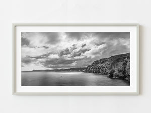 Dark clouds over Ballintoy County Northern Ireland | Photo Art Print fine art photographic print