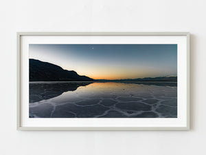 Death Valley salt flats sunset | Photo Art Print fine art photographic print